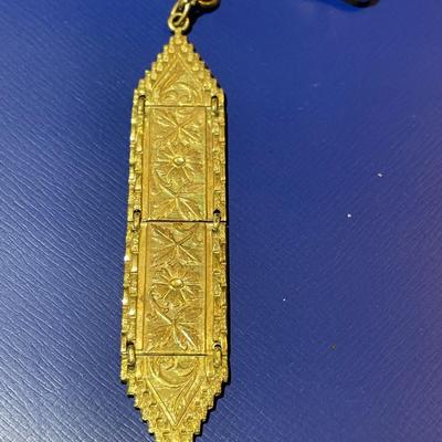 Antique Gold-Filled Pocket Watch Fob in Good Preowned Condition as Pic'd.