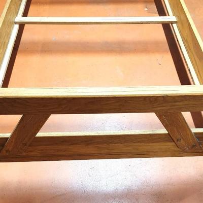 Lot #102 Pair of Twin Beds - oak
