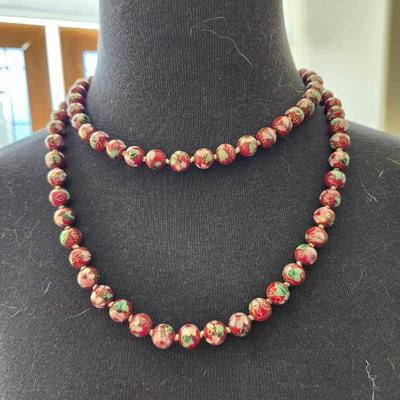 Vintage Cloisonne necklace