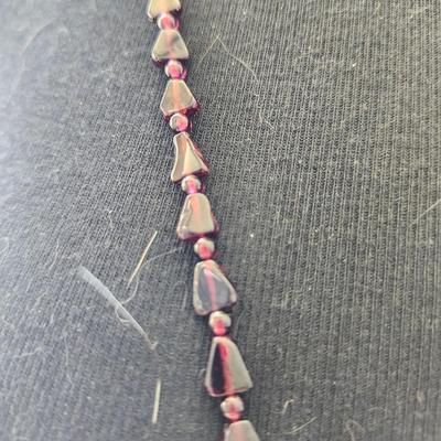 Almondine Garnet Necklace