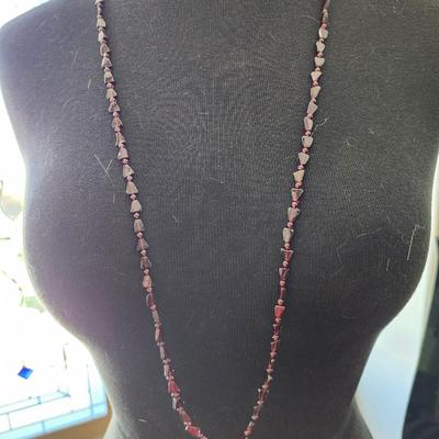Almondine Garnet Necklace