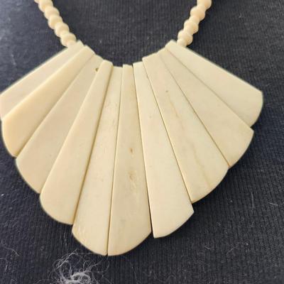 Bone Bead Bib