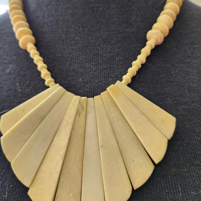 Bone Bead Bib