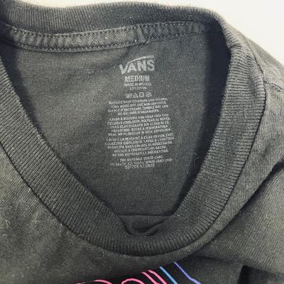 Van’s t-shirt black with Decorative Skull