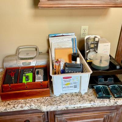 Office supplies and organization. Everything in photos