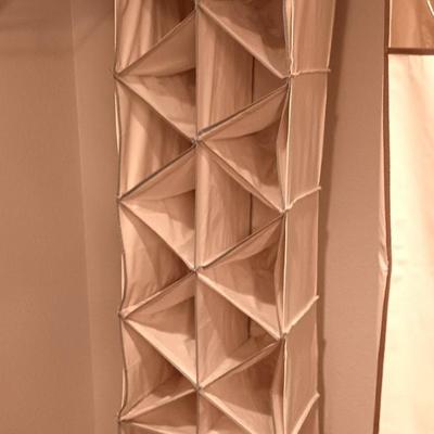 HANGING CLOSET ORGANIZER, HANGERS & GARMENT BAGS