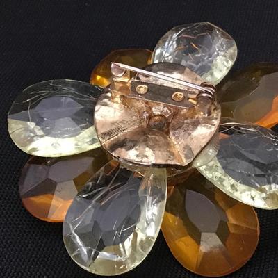 Large Glass Brooch