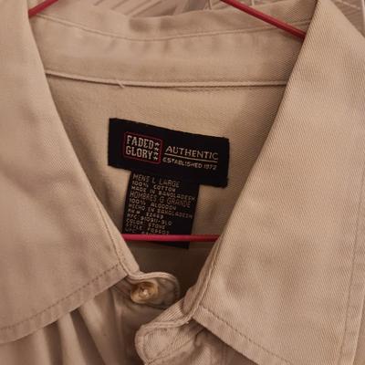 MEN'S LONG SLEEVE SHIRTS SIZE LARGE