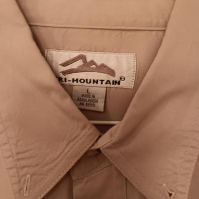 MEN'S LONG SLEEVE SHIRTS SIZE LARGE