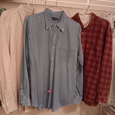 MEN'S LONG SLEEVE SHIRTS SIZE LARGE