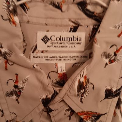 WOOLRICH & COLUMBIA MEN'S SHIRTS SIZE LARGE