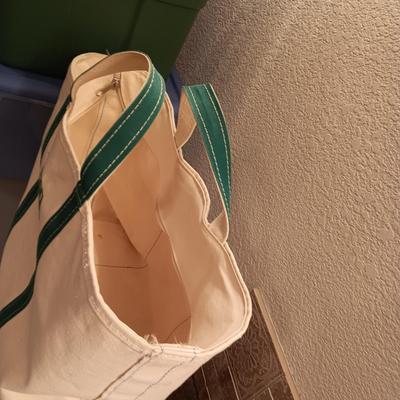 STORAGE TOTES AND HEAVY CANVAS BAG