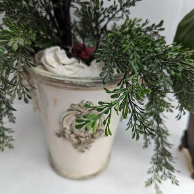 Artificial Floral Arrangements 1 Ceramic Vase