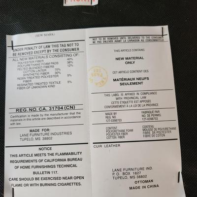 Lane Lounger Swivel Chair & Ottoman