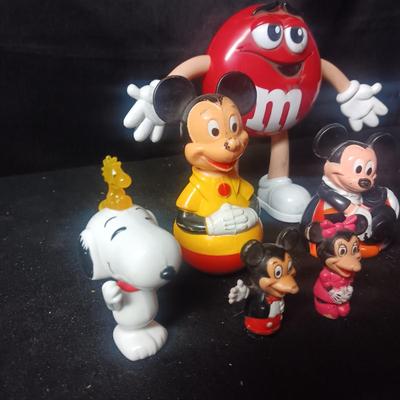 MICKEY MOUSE, M & M'S & CALIFORNIA RAISIN TOYS