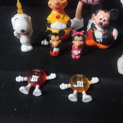 MICKEY MOUSE, M & M'S & CALIFORNIA RAISIN TOYS