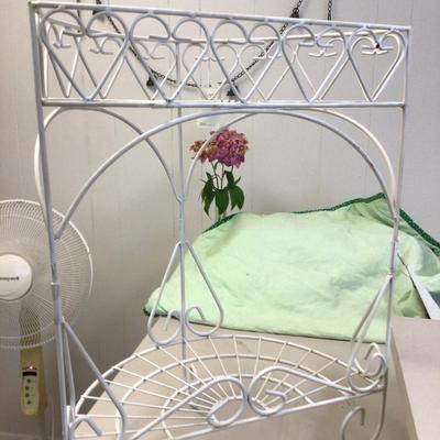 Two Tier Plastic Wrapped Wire Stand