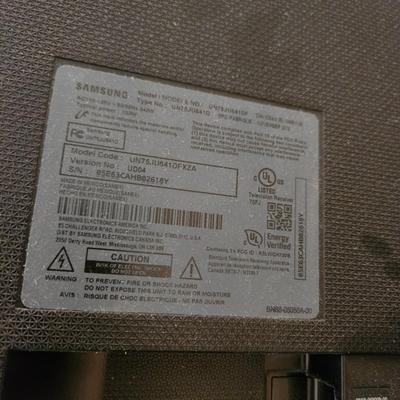 Samsung 75" TV UN75JU641DF