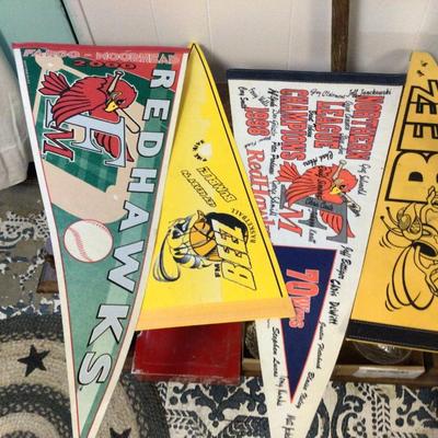 RedHawks/FM Bee Sports Pennants.