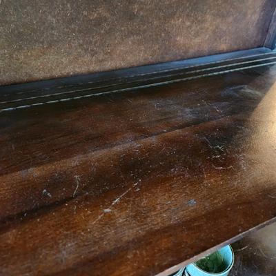 Vintage 3 Shelves Curio Cabinet J.B. Van Sciver Co. Camden N.J. 46x16x62