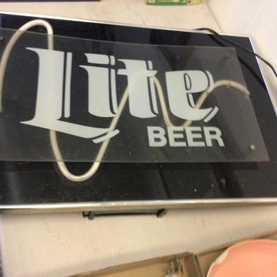Miller Lite Beer Neon Sign