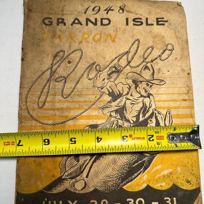 1948 Grande Isle Tarpon Rodeo Pamphlet w/ Extras