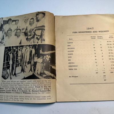 1948 Grande Isle Tarpon Rodeo Pamphlet w/ Extras