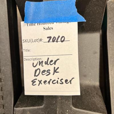 Under desk exercise machine