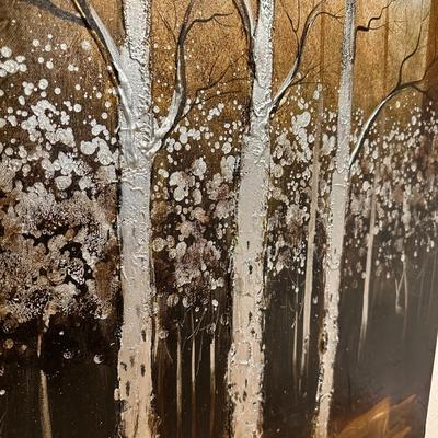 SIGNED OIL ON CANVAS STRETCHED ON WOOD FRAME