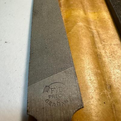 F. D. PRECIS HAND FILES Made in Germany
