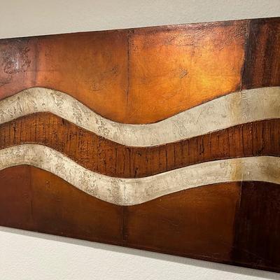 TEXTURED ABSTRACT WALL ART
