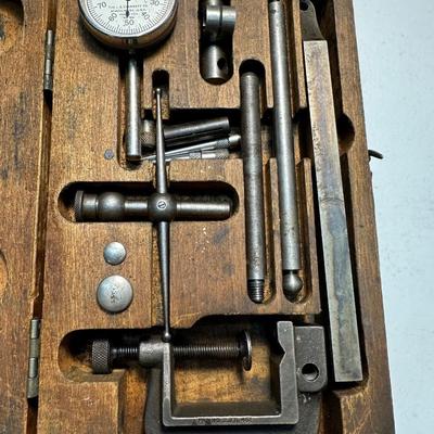 Starrett No. 196 Dial Test Indicator Set. (See description)