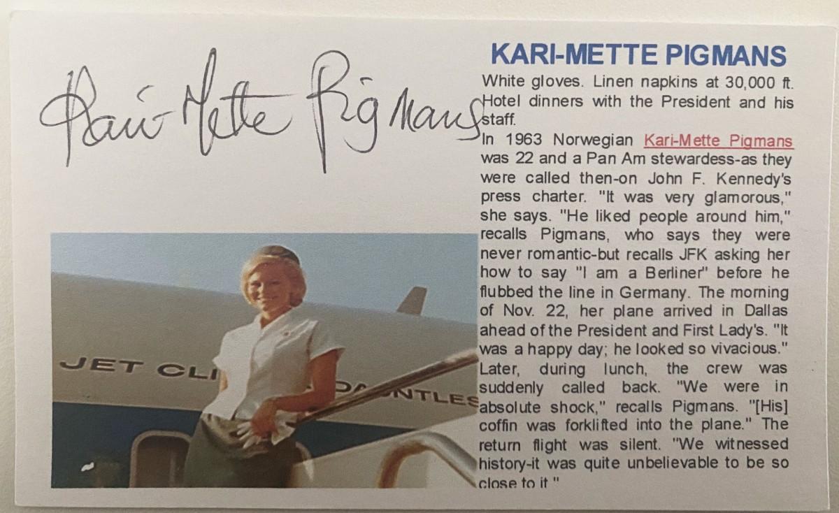 jfk-press-plane-pan-am-stewardess-kari-mette-pigmans-signed