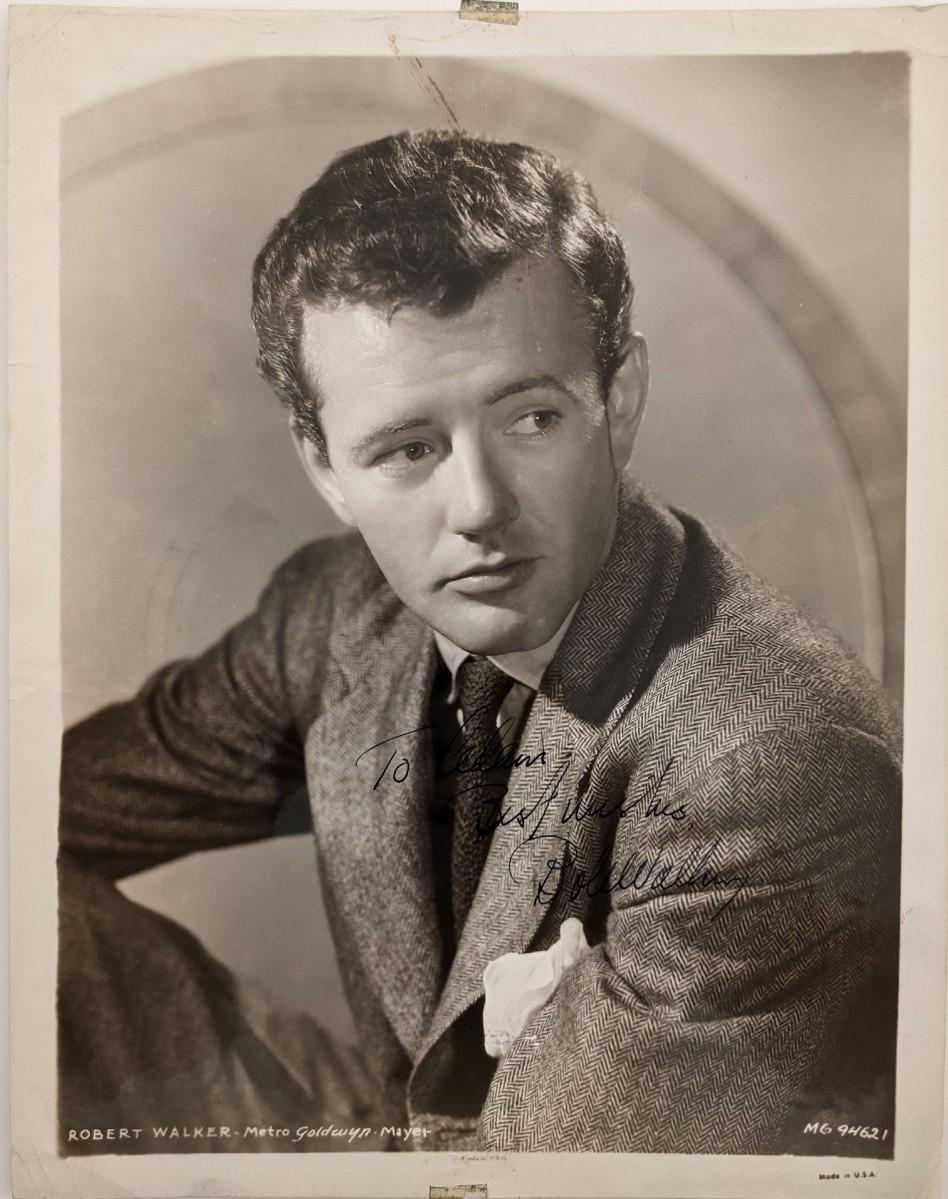 Robert Walker Signed Photo