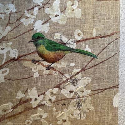 TIM COFFEY BIRDS PERCHED ON DOGWOOD