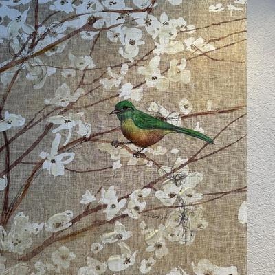 TIM COFFEY BIRDS PERCHED ON DOGWOOD