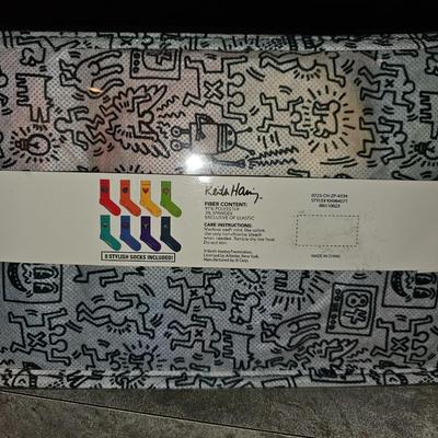 Limited Edition Keith Haring Designer Socks 8 Pair Novelty Bundle