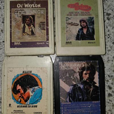 Vintage Rock N Roll 8 Track Lot