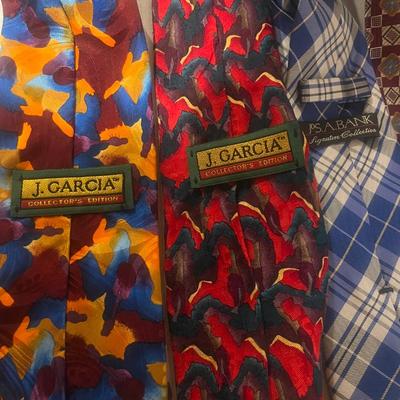 Jos A Banks Suits & Jackets w/ Jerry Garcia Ties (BBC-MG)