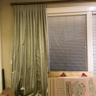 Custom Stripe Drapes