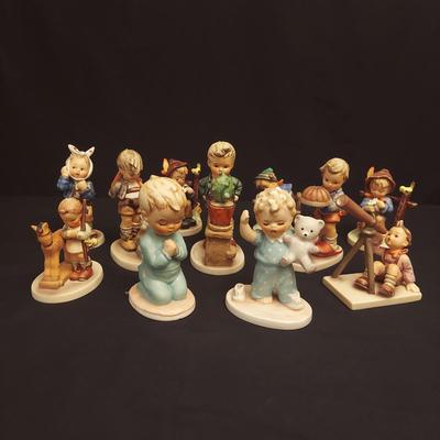 Goebel Charlot Byj Hummel Sleepy Head Figurine and 10 More (DR-BBL)