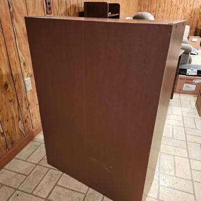 Three Shelf Unit + Drop Leaf Rolling Cart (BDB-JS)