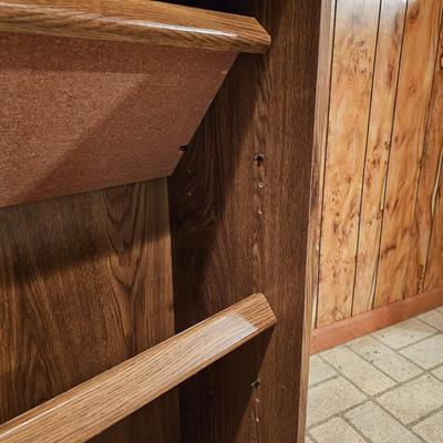 Three Shelf Unit + Drop Leaf Rolling Cart (BDB-JS)