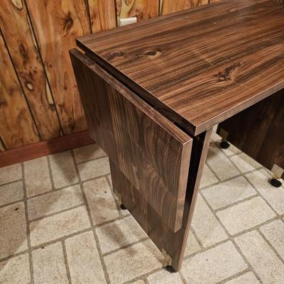 Three Shelf Unit + Drop Leaf Rolling Cart (BDB-JS)