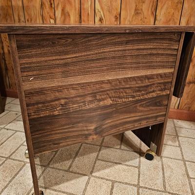 Three Shelf Unit + Drop Leaf Rolling Cart (BDB-JS)