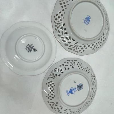 Porcelain Mixed Lot - cups saucers plates