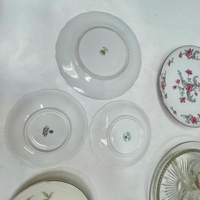 Porcelain Mixed Lot - cups saucers plates