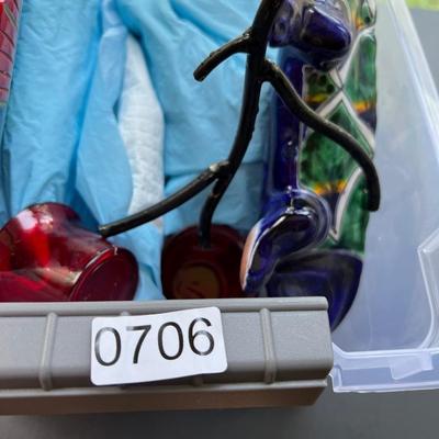 Decorative Animal Lot - Wood, Pottery, Metal