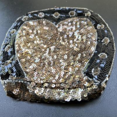 Antique French Sequin Purse