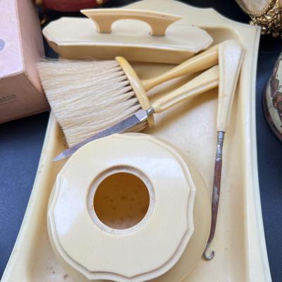 Antique Vintage Art Deco Vanity Lot